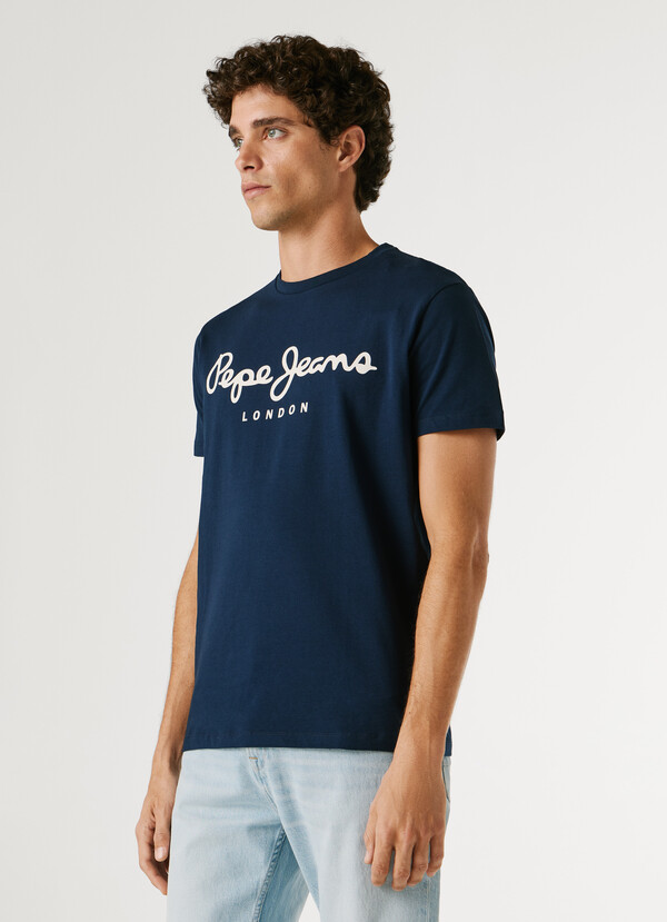 SLIM FIT LOGO PRINT T-SHIRT