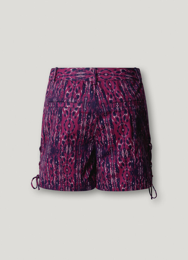 ABSTRACT PRINT SHORTS