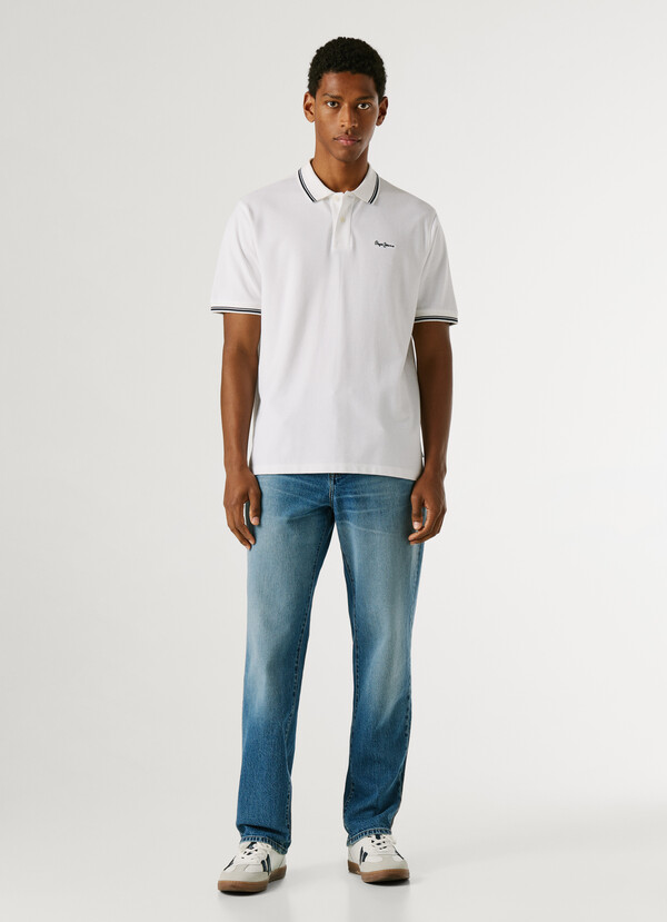REGULAR FIT PIQU&Eacute; POLO