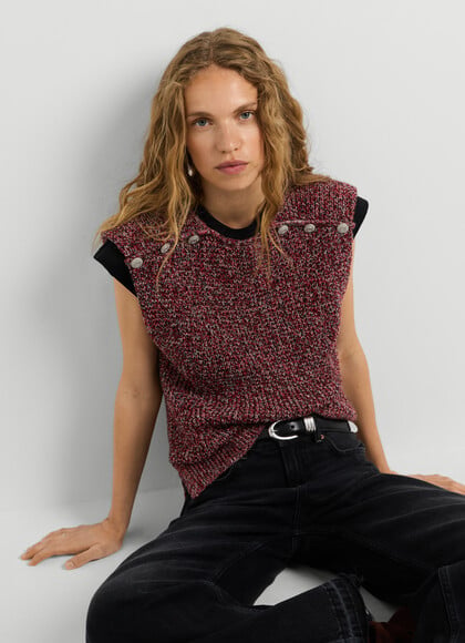 MOULINE SLEEVELESS JUMPER
