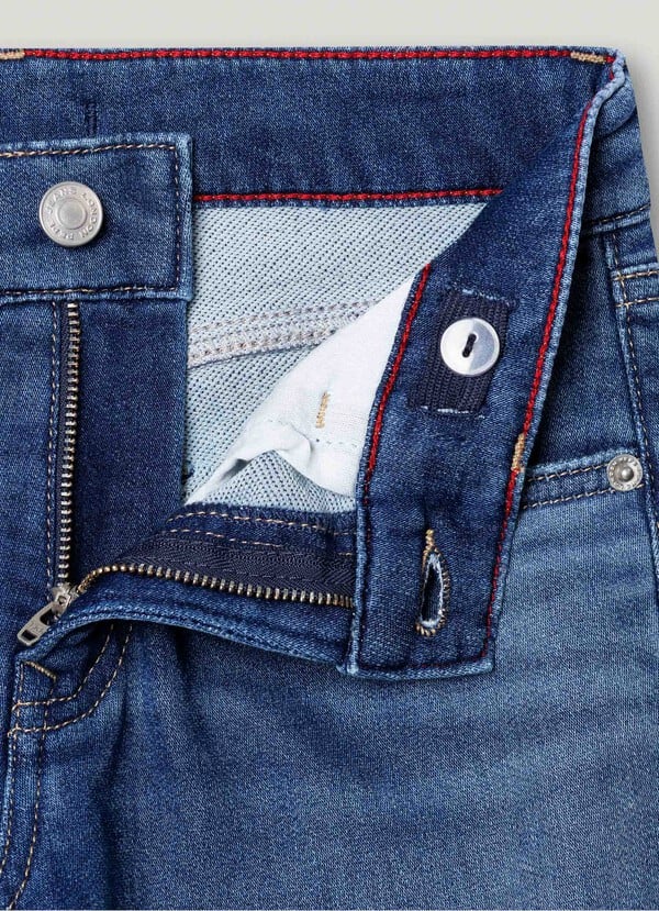 CASHED - STRAIGHT FIT MID-RISE JEANS
