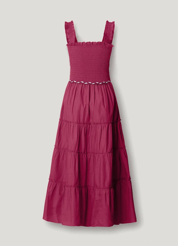 POPLIN MAXI DRESS