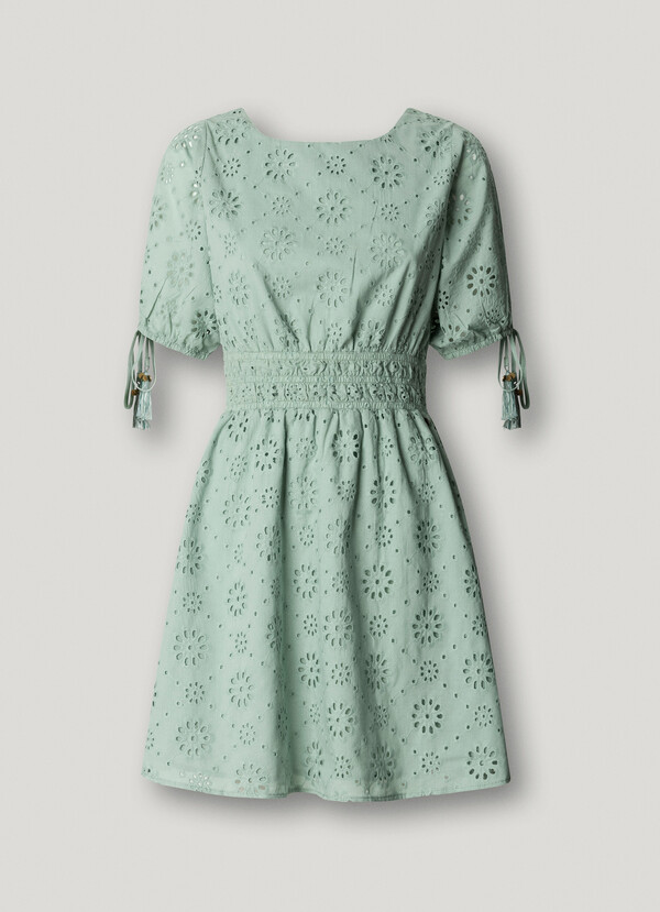 OPENWORK DETAIL MINI DRESS