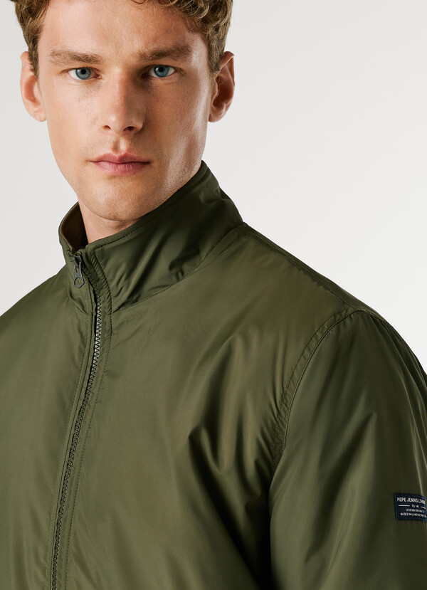 HARRINGTON JACKET WITH HIGH NECK