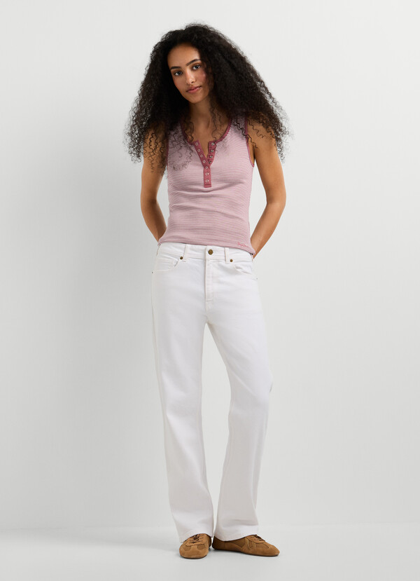 MID-RISE STRAIGHT FIT JEANS - ARROW