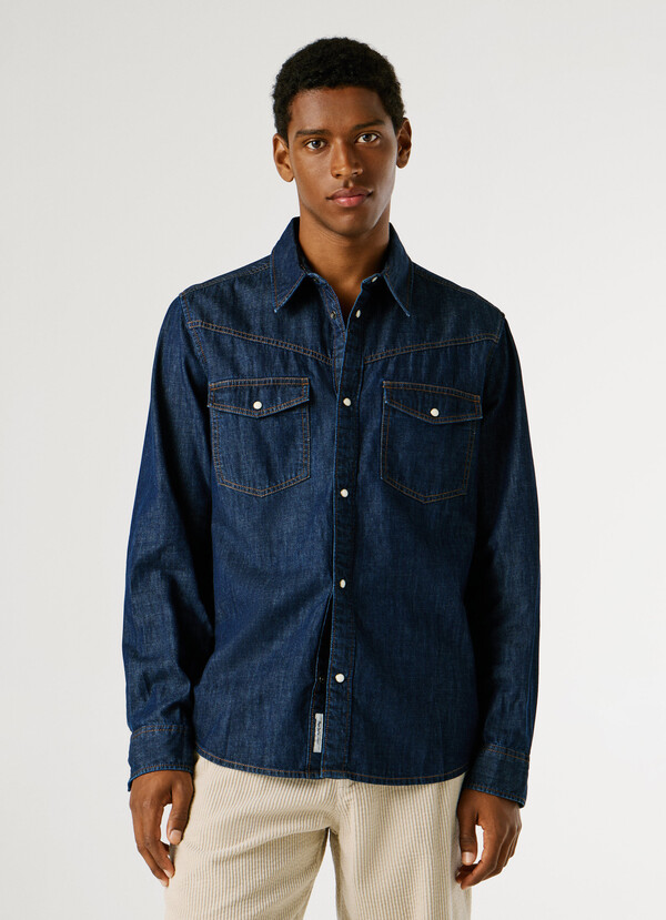 REGULAR FIT DENIM SHIRT