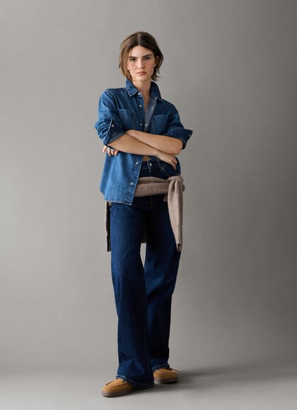LEXA - HIGH-RISE STRAIGHT FIT JEANS