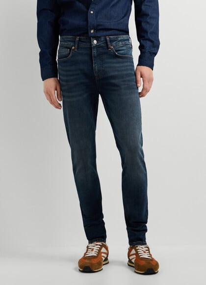 SKINNY FIT MID-RISE JEANS - FINSBURY