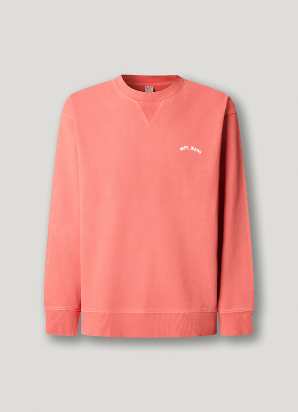 CREW NECK CASUAL FIT SWEATSHIRT
