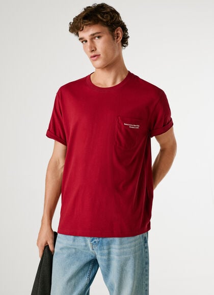 RELAXED FIT FRONT POCKET T-SHIRT