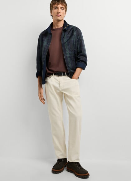 REGULAR FIT CORDUROY 5-POCKET TROUSERS