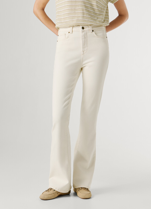 HIGH-RISE FLARE FIT JEANS - DION