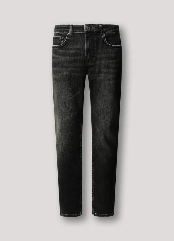 STANLEY - TAPER FIT MID-RISE JEANS