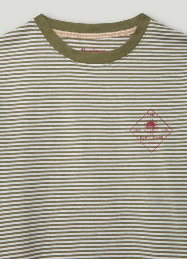 REGULAR FIT STRIPED T-SHIRT