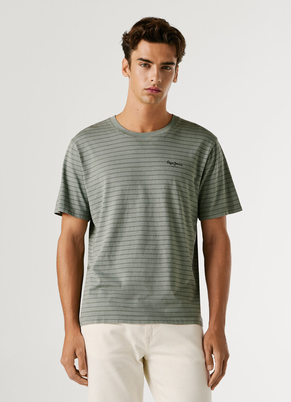 REGULAR FIT STRIPED T-SHIRT