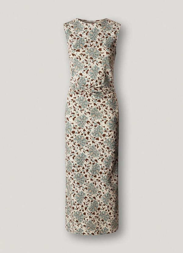 FLORAL PRINT MAXI DRESS