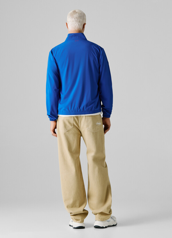HIGH COLLAR JACKET WITH LOGO