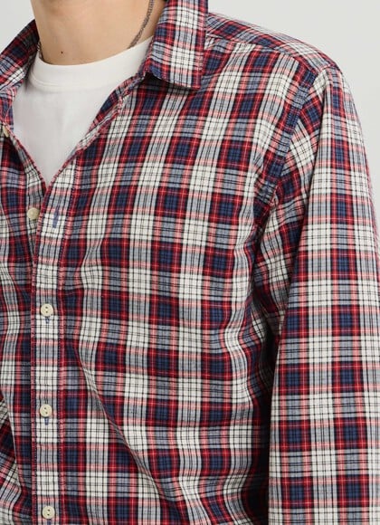 REGULAR FIT CHECKED SHIRT