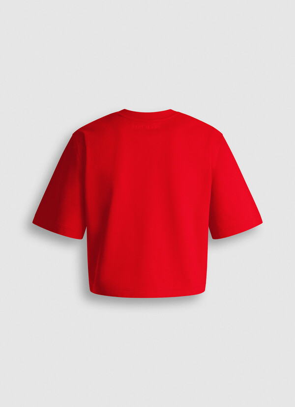 BOXY FIT SLEEVE LOGO T-SHIRT