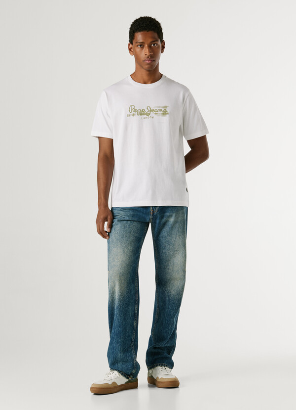 REGULAR FIT LOGO PRINT T-SHIRT