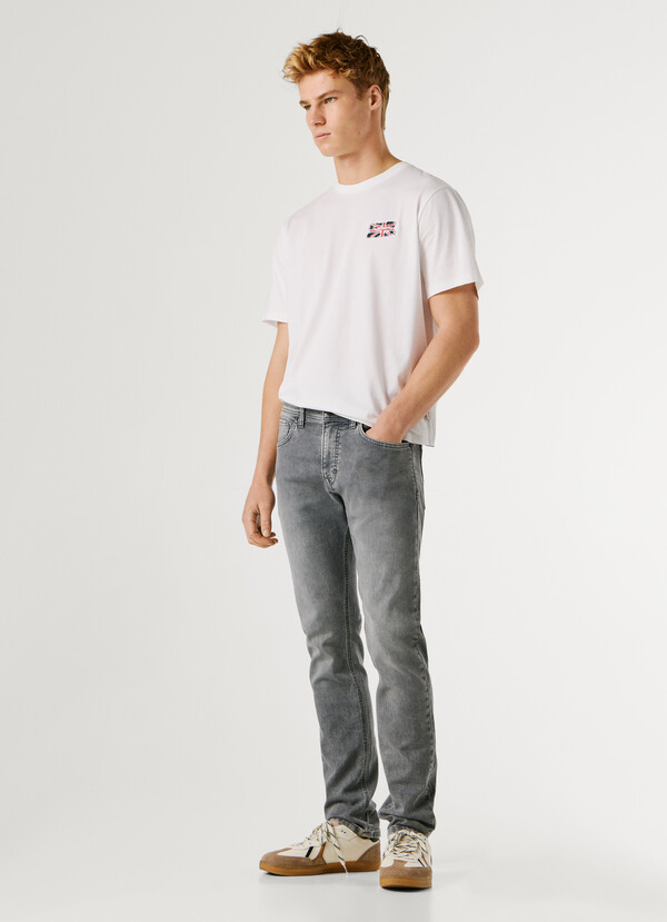 TRACK - SLIM FIT MID-RISE JEANS