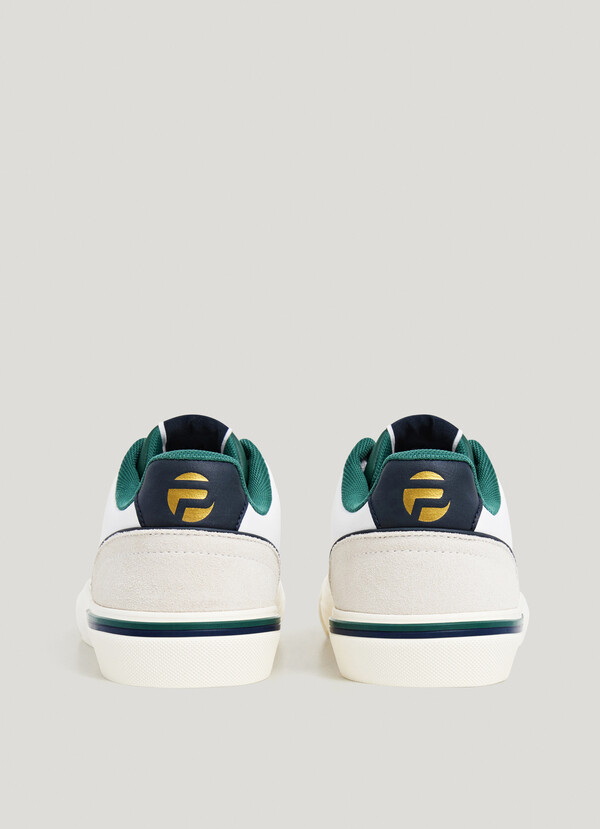 KENTON - CLASSIC TRAINERS WITH SUEDE DETAILS 
