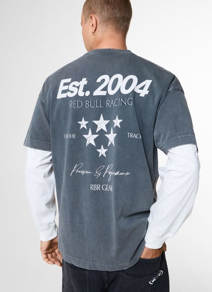 LOOSE FIT BACK PRINT T-SHIRT