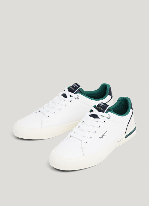 KENTON - CLASSIC TRAINERS WITH SUEDE DETAILS 