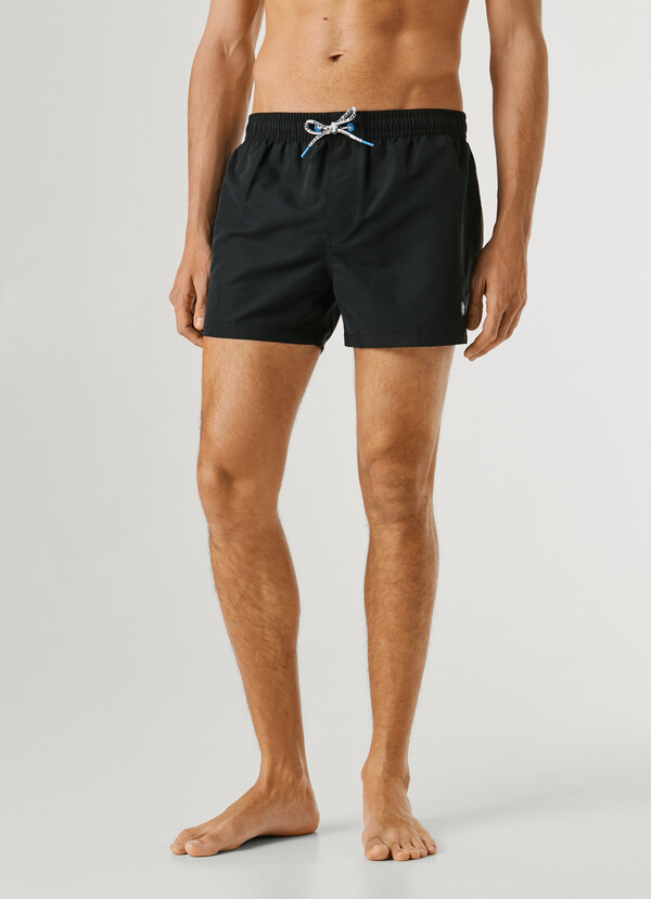 SWIM SHORTS WITH CIRCULAR LOGO