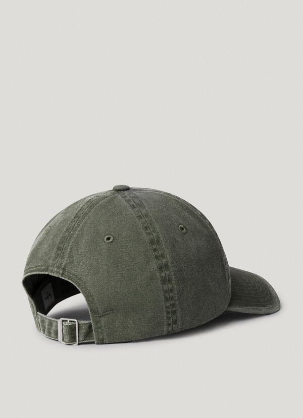 GORRA DE SARGA CON LOGO BORDADO