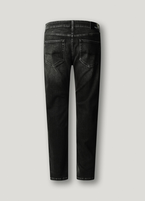 STANLEY - TAPER FIT MID-RISE JEANS