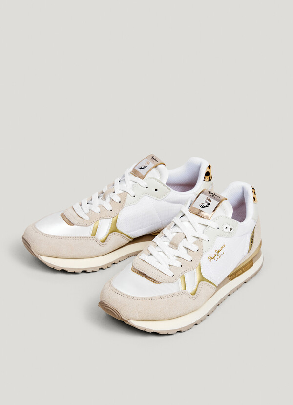 ANIMAL PRINT RUNNING TRAINERS - BRIT