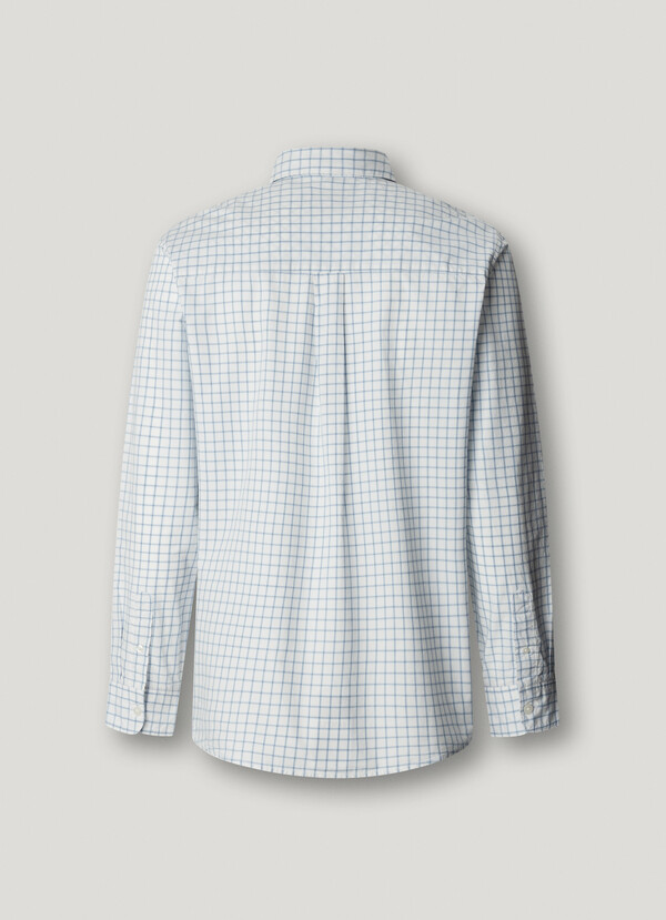 REGULAR FIT CHECKED POPLIN SHIRT