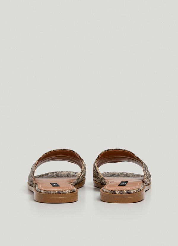 ANIMAL PRINT SANDALS