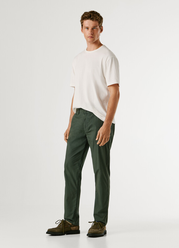 SLIM FIT CHINO TROUSERS