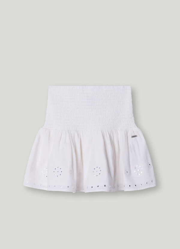 MINI SKIRT WITH OPENWORK DETAILS