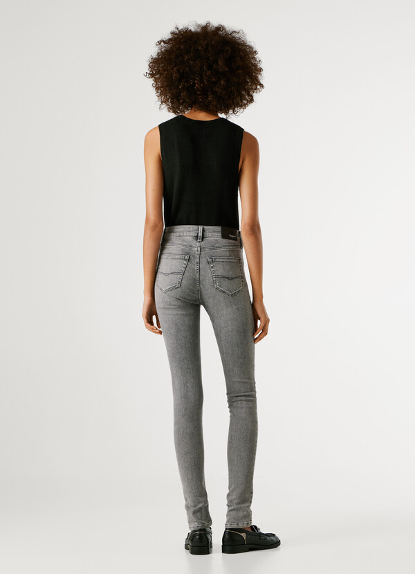 MID-RISE SKINNY FIT JEANS - REGENT