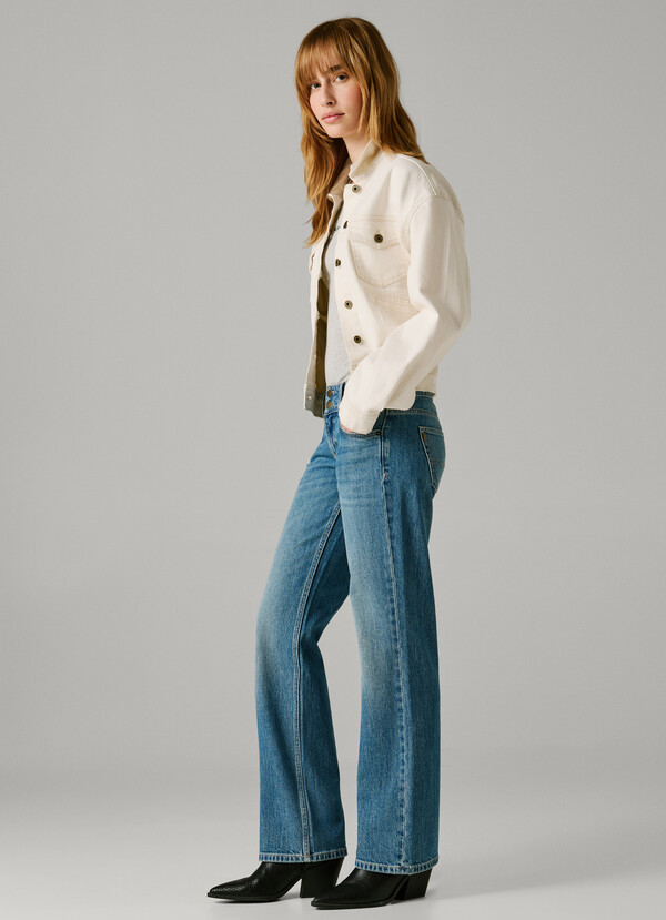 LOW-RISE STRAIGHT FIT JEANS - VENUS