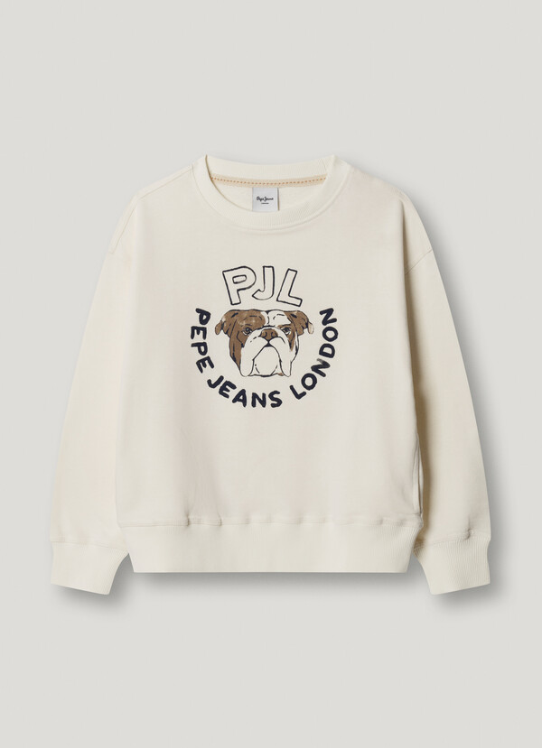 RELAXED FIT CREW NECK SWEATSHIRT