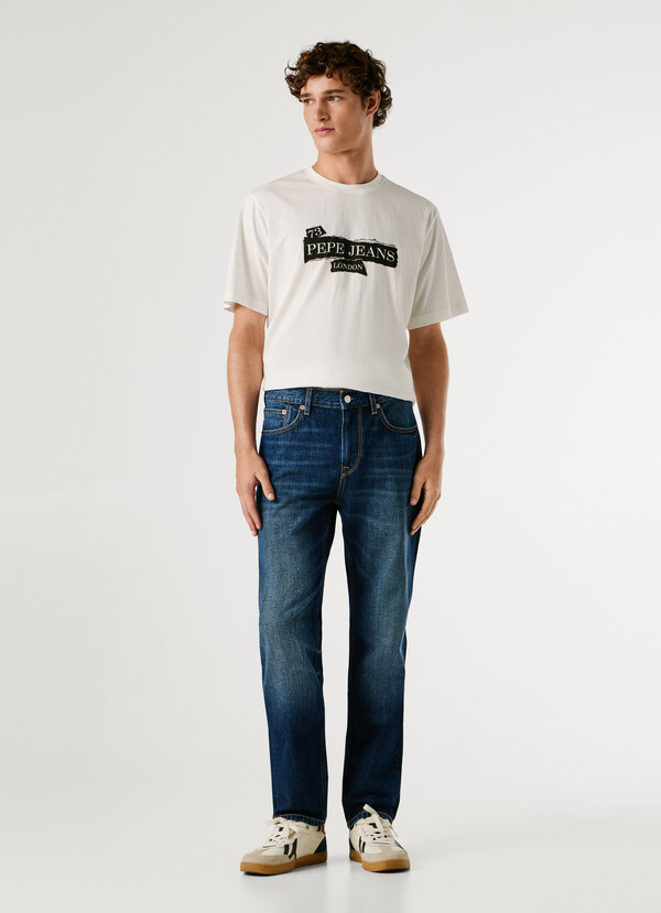 BYRON- STRAIGHT FIT MID-RISE JEANS