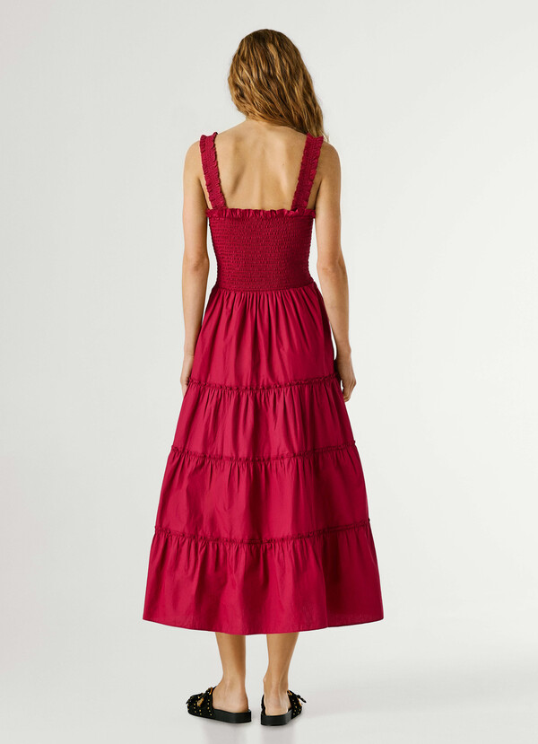 POPLIN MAXI DRESS