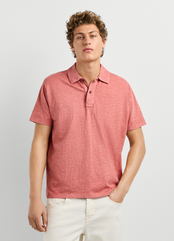 GARMENT DYED REGULAR FIT POLO