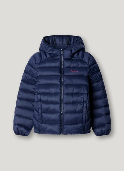 REGULAR FIT HOODED PUFFER JACKET