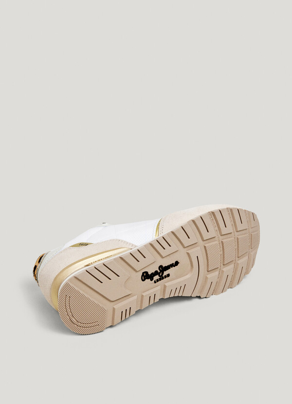 ANIMAL PRINT RUNNING TRAINERS - BRIT