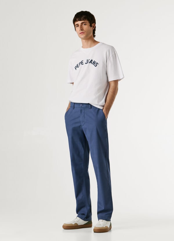 SLIM FIT CHINO TROUSERS
