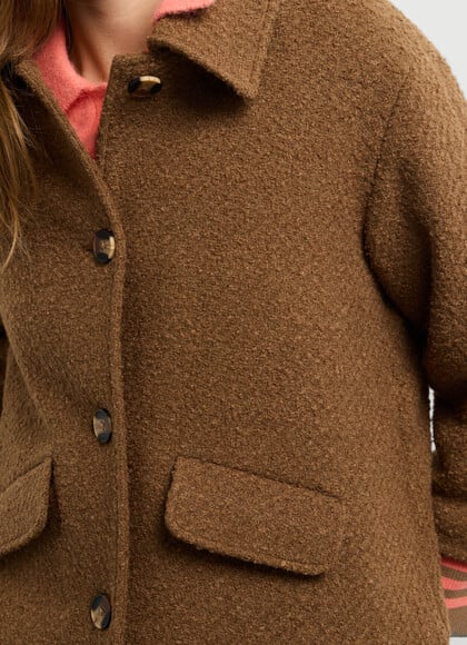 SHORT BOUCLE COAT