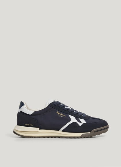 MARVIN - RETRO TRAINERS WITH SUEDE DETAILS