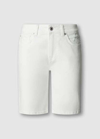 SLIM FIT DENIM SHORTS