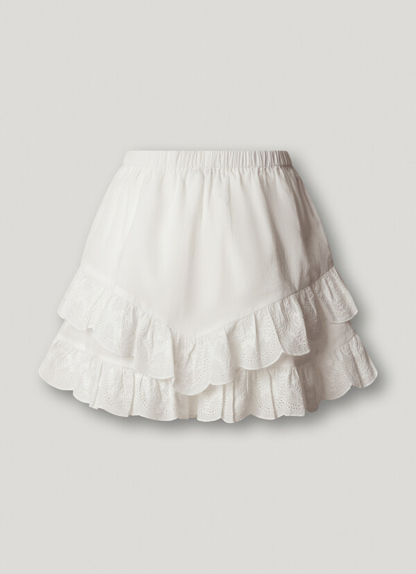 SKORT WITH RUFFLES