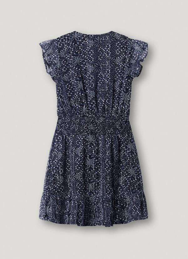 VESTIDO CORTO ESTAMPADO FLORAL